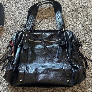 Vintage Belen Echandia Tote Work Bag Black